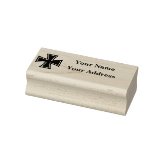 Tampons Encreurs German Republic iron cross emblem address stamp