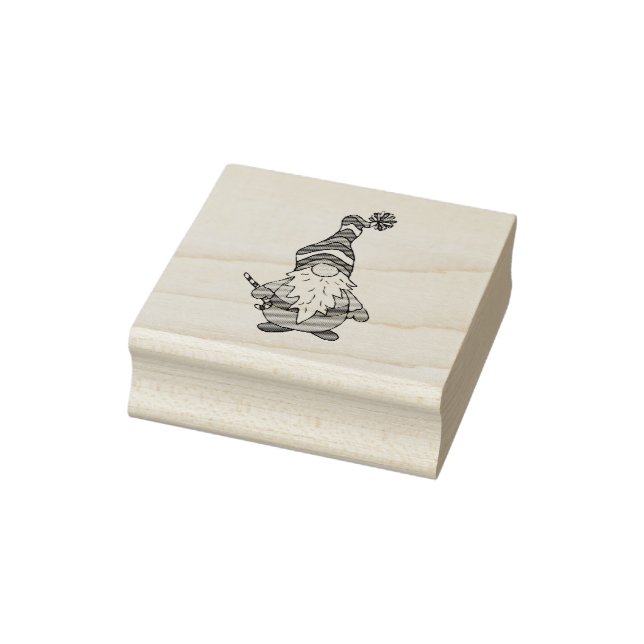 Tampons Encreurs Gnome de Noël mignonne avec Sucre de canne (Tampon)