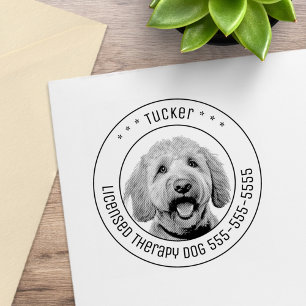 Tampons Encreurs Golden Doodle Chien Animaux de compagnie photo ron
