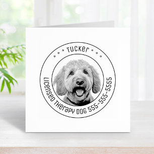 Tampons Encreurs Golden Doodle Chien Animaux de compagnie photo ron