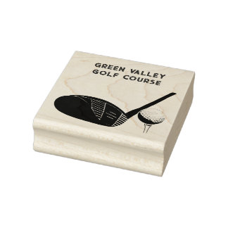 Tampons Encreurs Golf Club and Golf Ball with Custom Text
