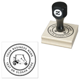 Tampons Encreurs GOLF Logo d'affaires personnalisé Grand