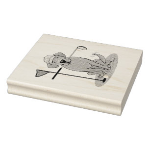 Tampons Encreurs Golf Yellow Labrador Retriever (yaourt 5) Chien -