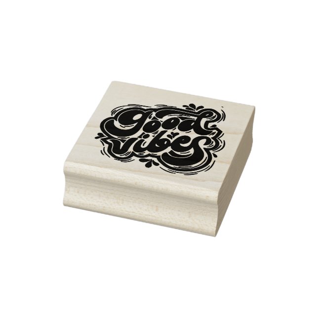 Tampons Encreurs Good Vibes Rubber Stamp (Tampon)