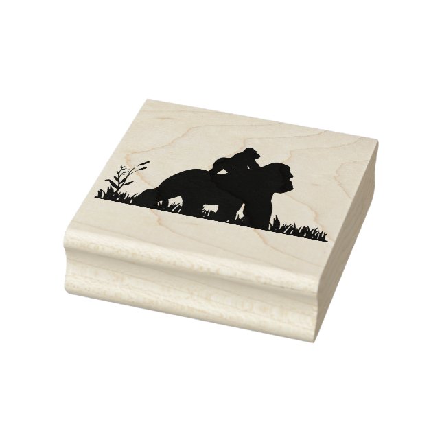 Tampons Encreurs Gorilla et bébé (Tampon)