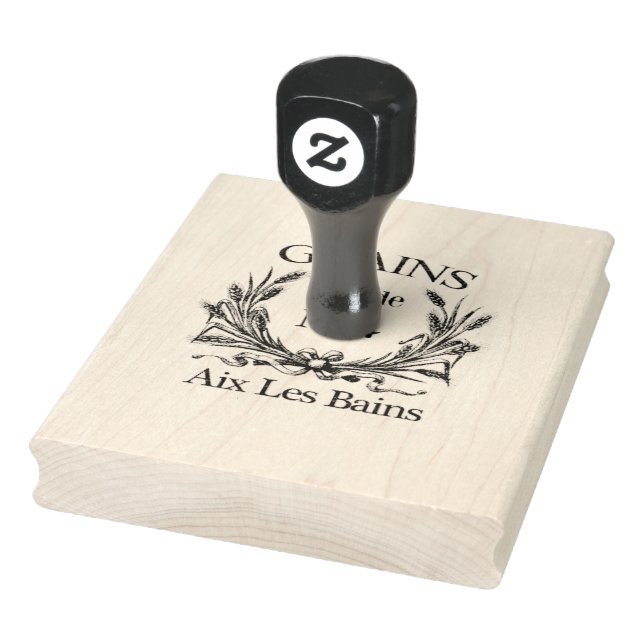 Tampons Encreurs Grains mercantiles vintages Script français (Tampon)