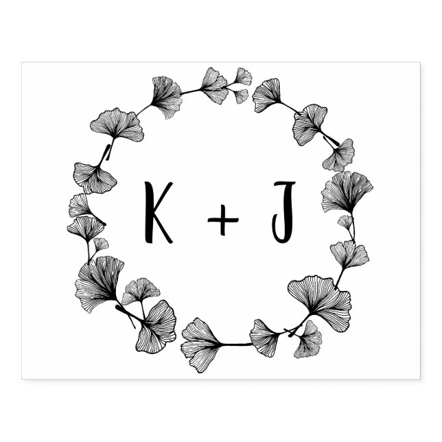 Tampons Encreurs Grand Mariage Monogramme (Impression)