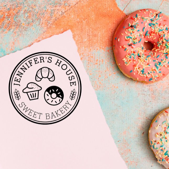 Tampons Encreurs Grande boulangerie maison sur mesure Logo Circulai (Créateur téléchargé)