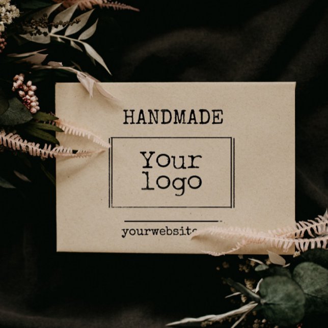 Tampons Encreurs Grande machine à écrire artisanale | Logo d'entrep (Create your own labels, enclosure cards, thank you notes and any packaging.)