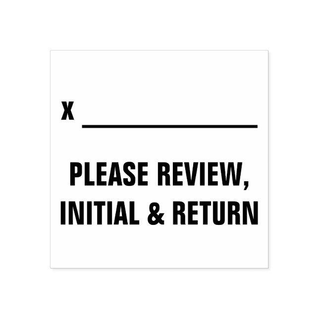 Tampons Encreurs Gras "VEUILLEZ CONSULTER, INITIAL & RETOUR" (Impression)