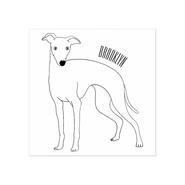 Tampons Encreurs Greyhound dog (Impression)