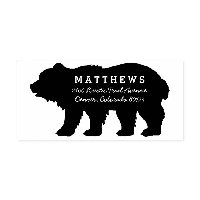 Tampons Encreurs Gros ours (Impression)