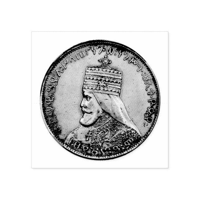 Tampons Encreurs Haile Selassie I Jah Rastafari Wood Art Stamp (Impression)