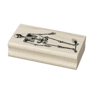 Tampons Encreurs Halloween Horreur Éffrayant squelette vintage noir