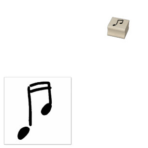 Tampons Encreurs handdrawn music note
