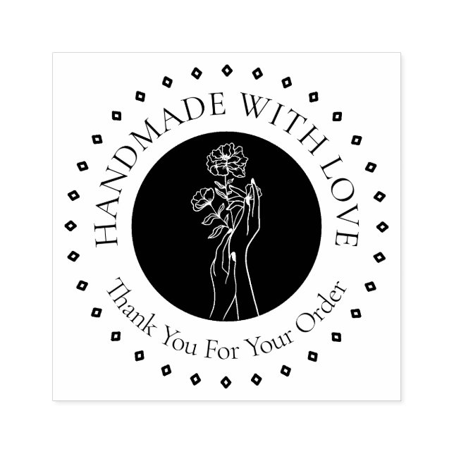 Tampons Encreurs HandMade With Love Thank You (Impression)