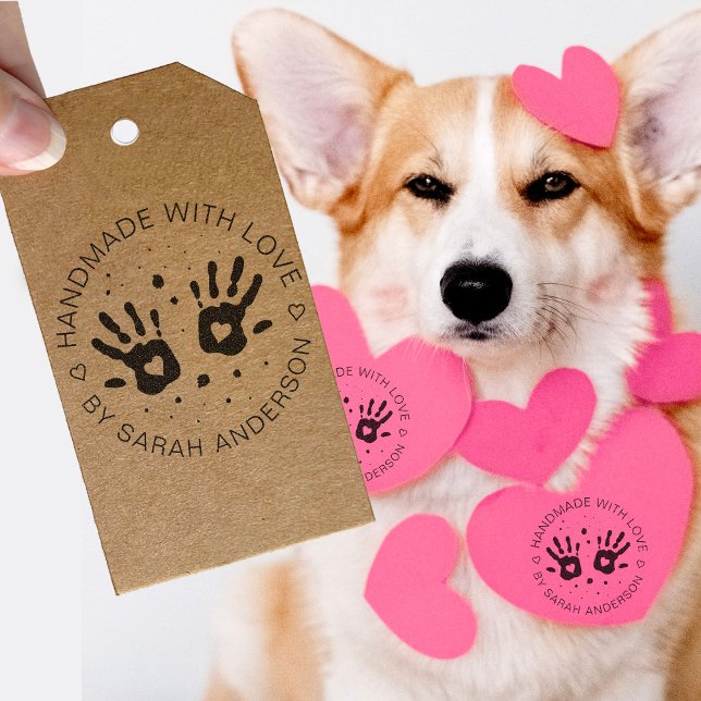 Tampons Encreurs Handmade With Love Your Shop And Name (Créateur téléchargé)