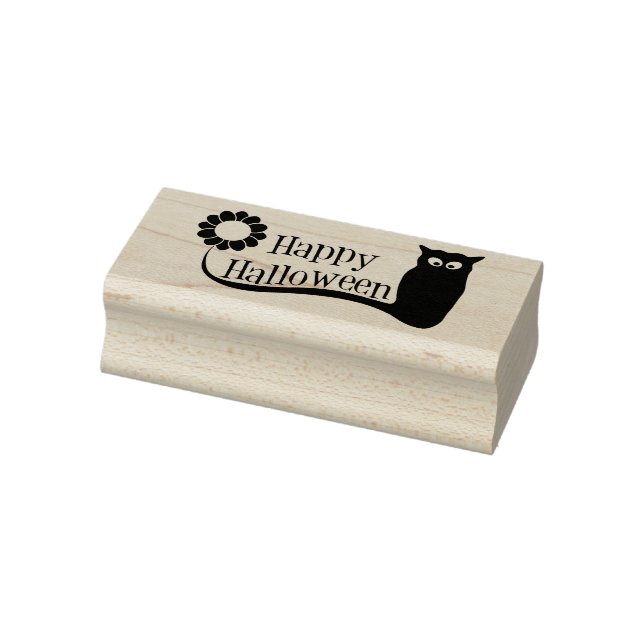 Tampons Encreurs Happy Halloween 2 silhouette timbre art (Tampon)