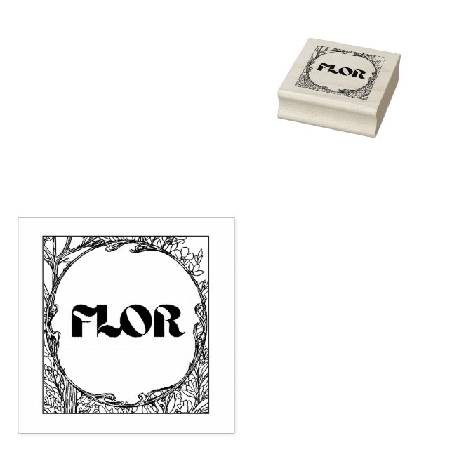 Tampons Encreurs Heaven Botanical Florist Stamp (Tamponné)