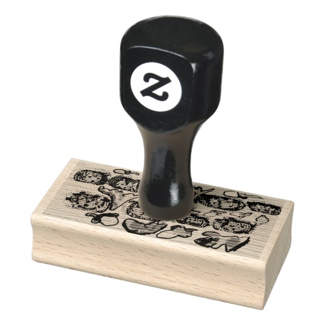 Tampons Encreurs Hérisson automne (Tampon)