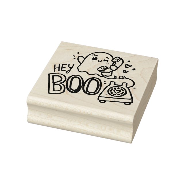 Tampons Encreurs Hey Boo - Ghost with Love (Tampon)