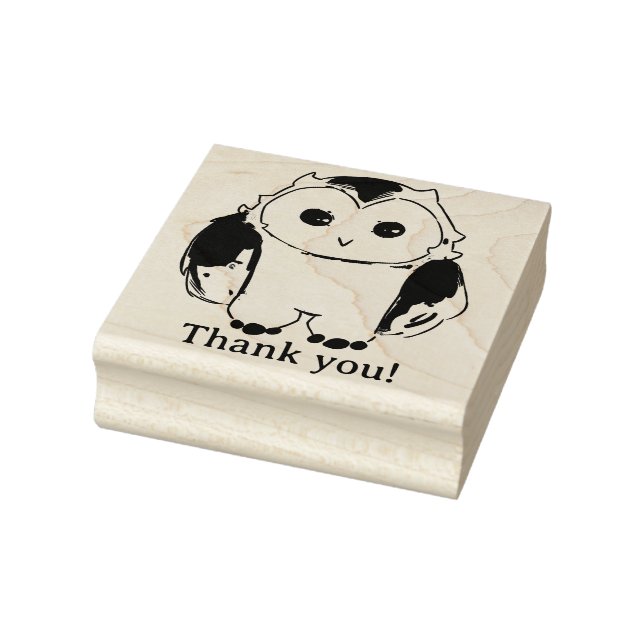 Tampons Encreurs Hibou, merci ! (Tampon)