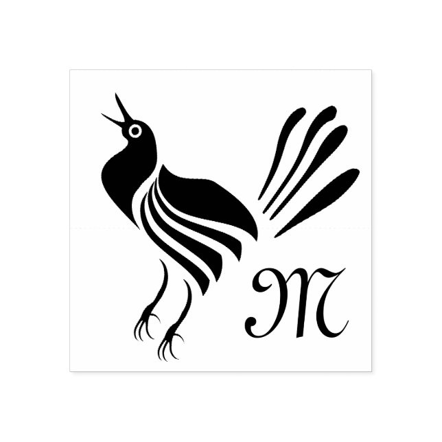 Tampons Encreurs Homme Gracker Oiseau noir (Impression)