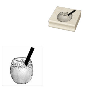Tampons Encreurs Horchata Orxata Mexican Spanish Beverage Drink