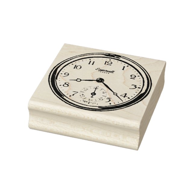 Tampons Encreurs horloge de gravure vintage (Tampon)