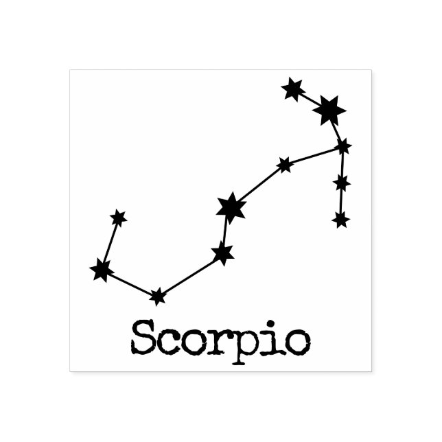 Tampons Encreurs Horoscope céleste Scorpio (Impression)