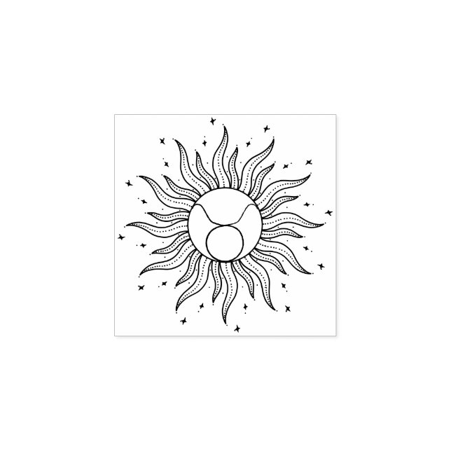 Tampons Encreurs Horoscope Soleil Taureau (Impression)