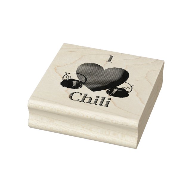Tampons Encreurs I Heart Chili (Tampon)