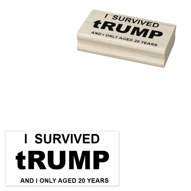 Tampons Encreurs I Survived tRUMP (Tamponné)