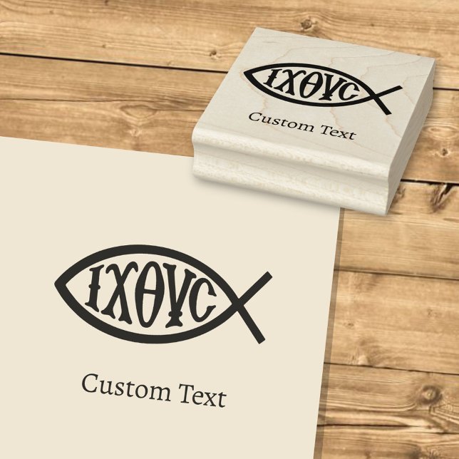 Tampons Encreurs Ichthys Christian Symbol (Créateur téléchargé)