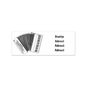 Tampons Encreurs Illustration d'accordion