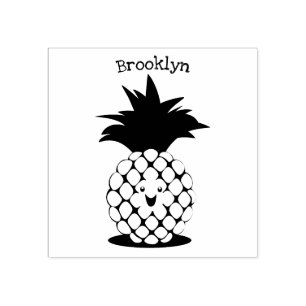 Tampons Encreurs Illustration d'ananas mignon