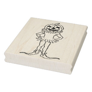 Tampons Encreurs Illustration d'art de timbre d'esprit de citrouill