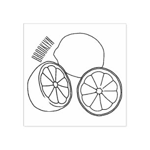 Tampons Encreurs Illustration de citron