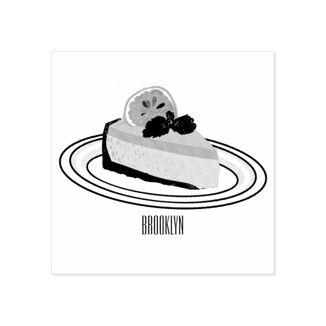 Tampons Encreurs Illustration de citron cheesecake (Impression)