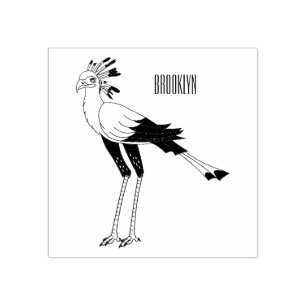 Tampons Encreurs Illustration de dessin du secrétaire pour oiseaux