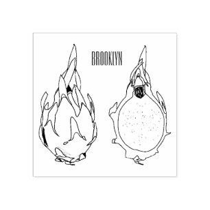 Tampons Encreurs Illustration de dragon fruit