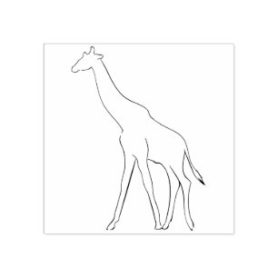 Tampons Encreurs illustration de girafe timbre