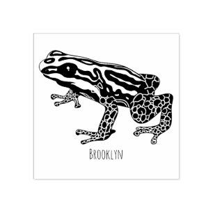 Tampons Encreurs Illustration de la grenouille à fléchettes de pois