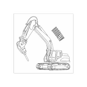 Tampons Encreurs Illustration de la pelle de rupture