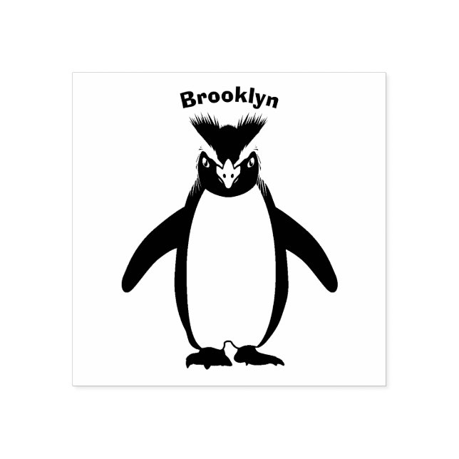 Tampons Encreurs Illustration de mignon macaroni pingouin (Impression)