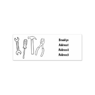 Tampons Encreurs Illustration des outils de menuiserie