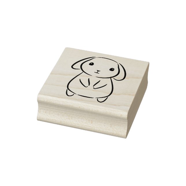 Tampons Encreurs Illustration du lapin mignon (Tampon)