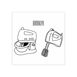 Tampons Encreurs Illustration du mixer