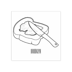 Tampons Encreurs Illustration du pain et de la confiture