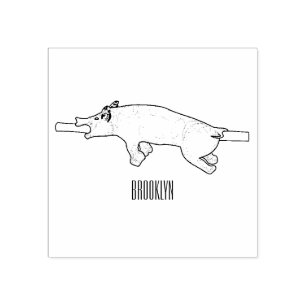 Tampons Encreurs Illustration du rôti de porc / rôti de porc